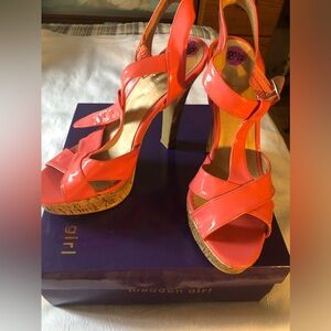NIB Madden Girl Women’s Coral Patent Pump Shoes, Size 8.5